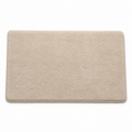 Tapis de bain antidérapant en microfibre beige 50x80 cm