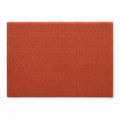 Tapis de bain en coton bouclé terracotta 50x80 cm