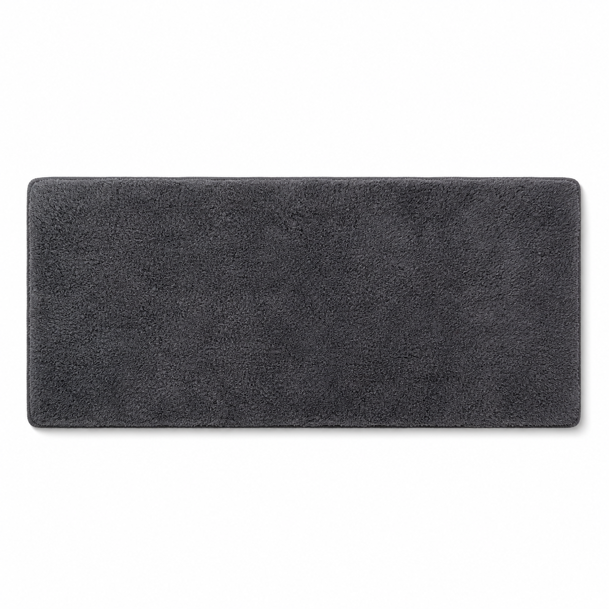 Tapis de bain long en microfibre anthracite 60x120 cm