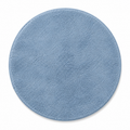 Tapis de bain rond en microfibre bleu brume diamètre 60 cm