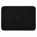 Tapis de bain en polyester recyclé noir 60x90 cm