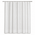 Rideau de douche jacquard blanc 180x200 cm