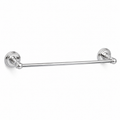 Barre porte-serviettes murale chromée en inox 40 cm